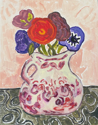 Red Vase