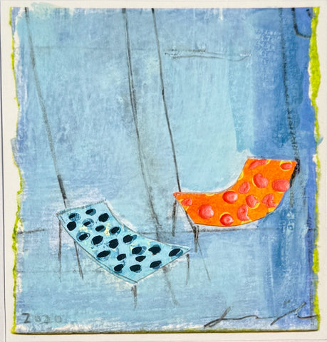 Chaise Polkadot