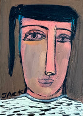 Woman with Ponytail