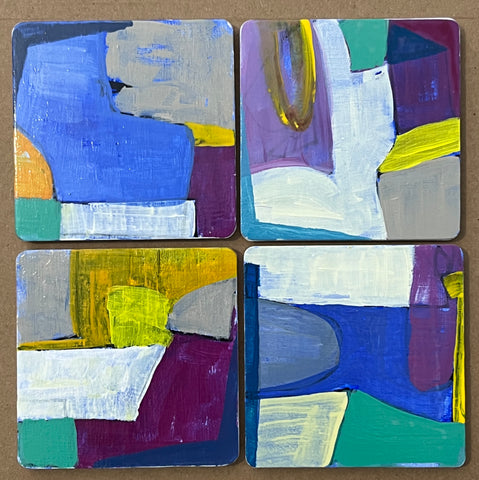 Abstract Art Drink Coasters No. 4
