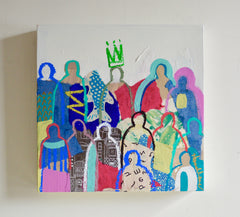 Crowd on Wood #3