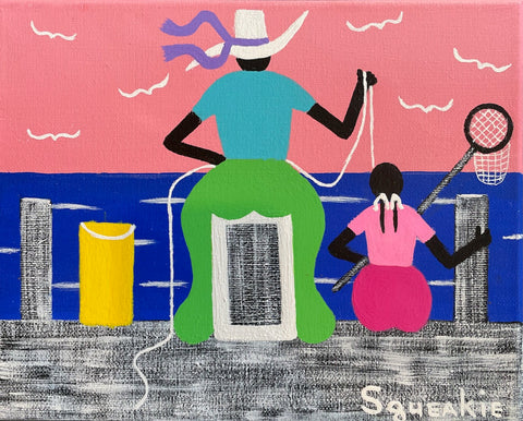Crabbing, Pink Sky
