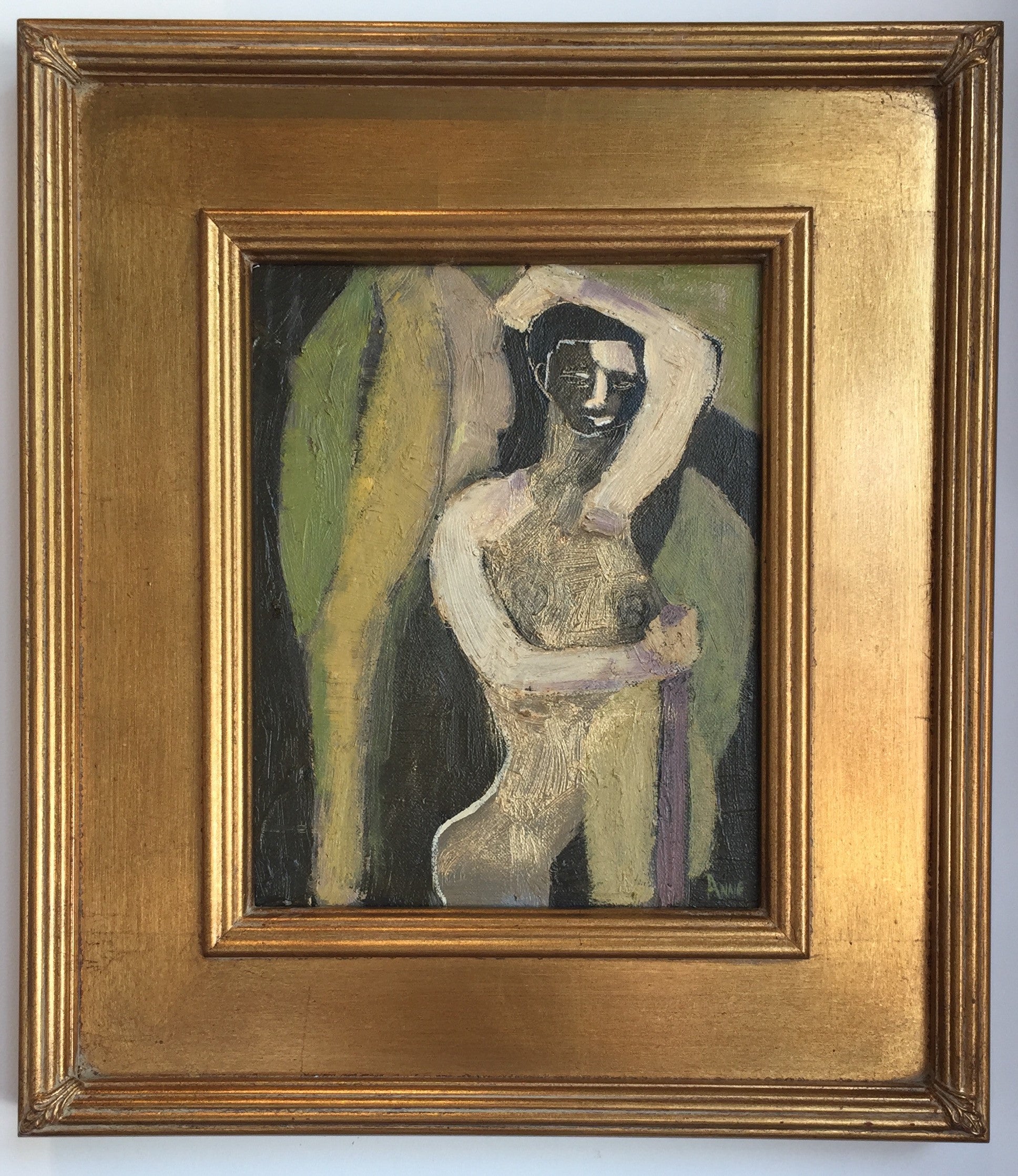 Figure With Palm Leaves
