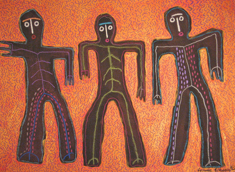 Three Skeleton Men